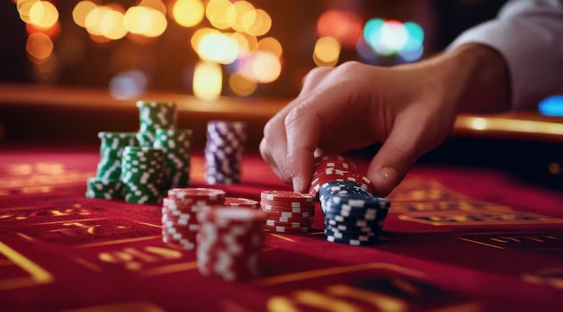 Live dealer table at rprprp studio with multiple camera angles and real-time card display